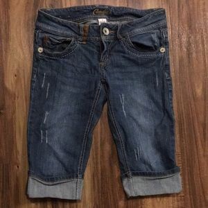 Candies Blue Jean Bermuda Shorts Size 3